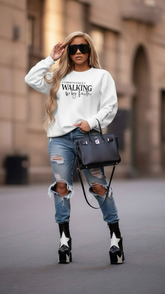 Walking by Faith Sweatshirt